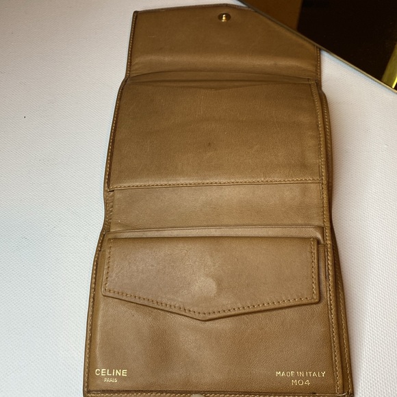 Celine PVC Brown Signature Wallet - Picture 9 of 10